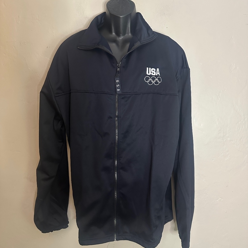 USA Olympics Warmup Jacket 3XL Gently worn 100% polyester with fleece interior